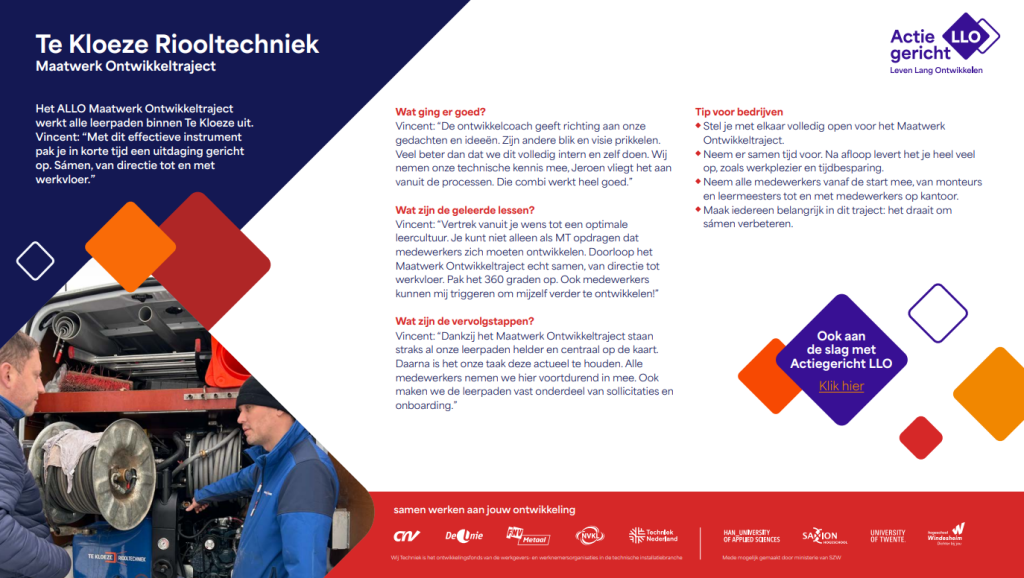 Te Kloeze Riooltechniek impactverslag